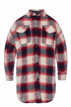 Coat with a plaid motif, zdjęcie 1 Coat with a plaid motif od Isabel Marant Etoile